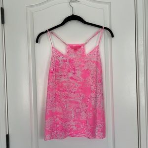Lilly Pulitzer Dusk Cami Pink Sorbet Pop Up Skinny Dipping